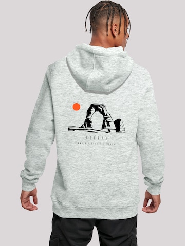 F4NT4STIC Sweatshirt 'Escape Discover the World Savannah' in Grey