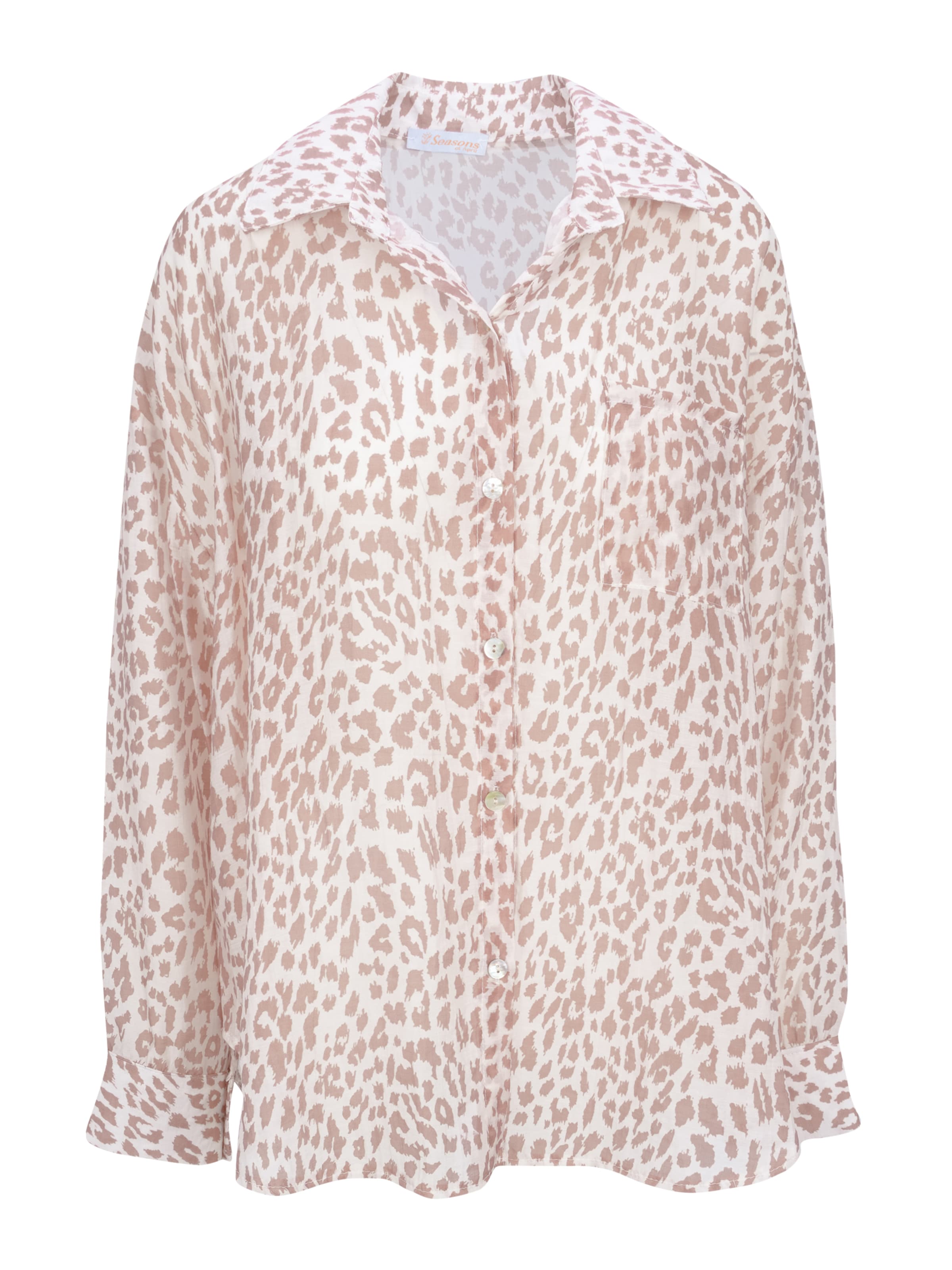 Chemisier 'Eileen' Seasons of April en marron : devant