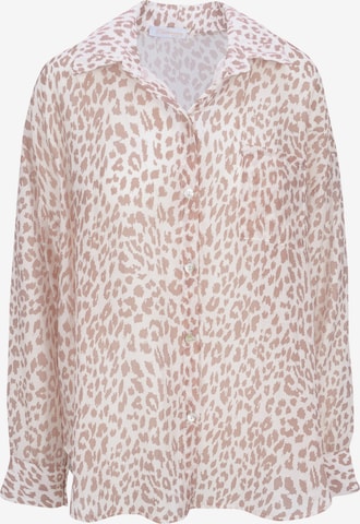 Chemisier 'Eileen' Seasons of April en marron : devant