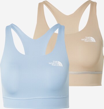 Bustino Reggiseno sportivo di THE NORTH FACE in beige: frontale