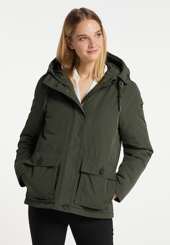 DreiMaster Klassik Winter Jacket in Green: front