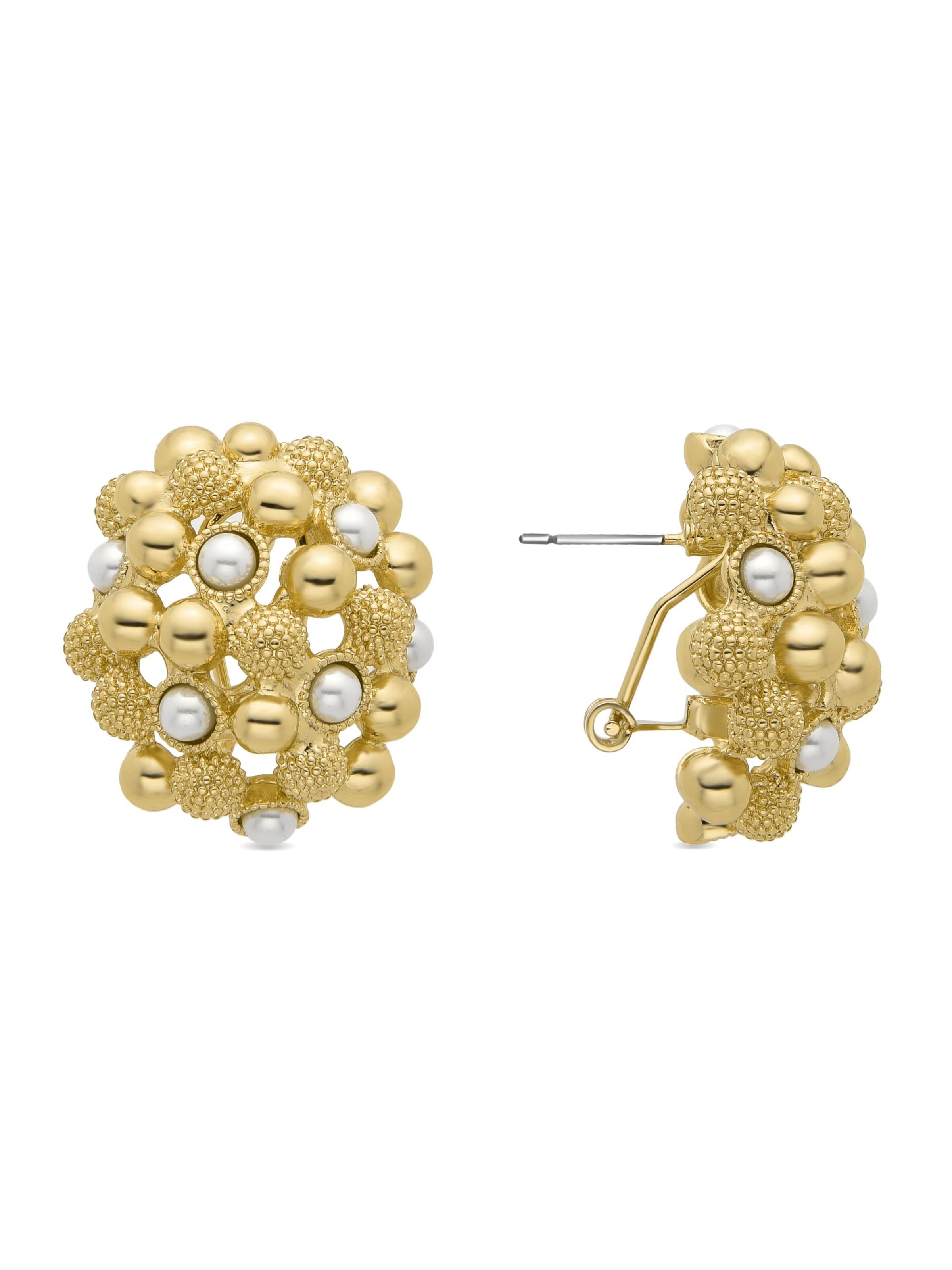Luxenter - Brincos 'Xiglor' em ouro: frente