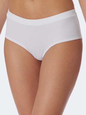 Culotte ' Pure Rib ' SCHIESSER en blanc : devant