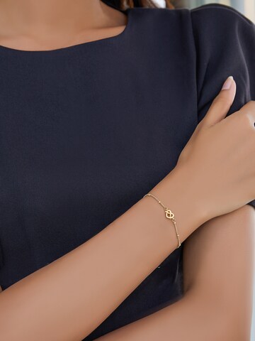 Bracelet ' Alocasia Love ' Victoria Hyde en or : devant