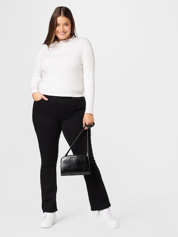 Slimfit Jeans 'Sally' di ONLY Carmakoma in nero