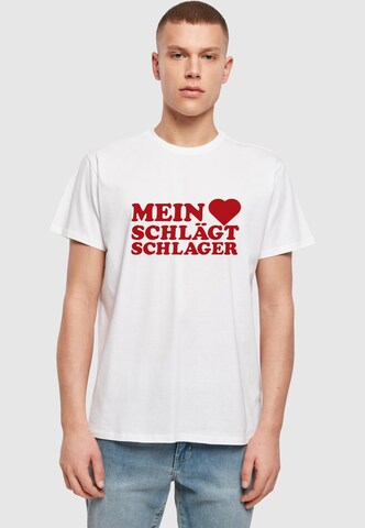 Merchcode Shirt in Weiß: Vorderseite
