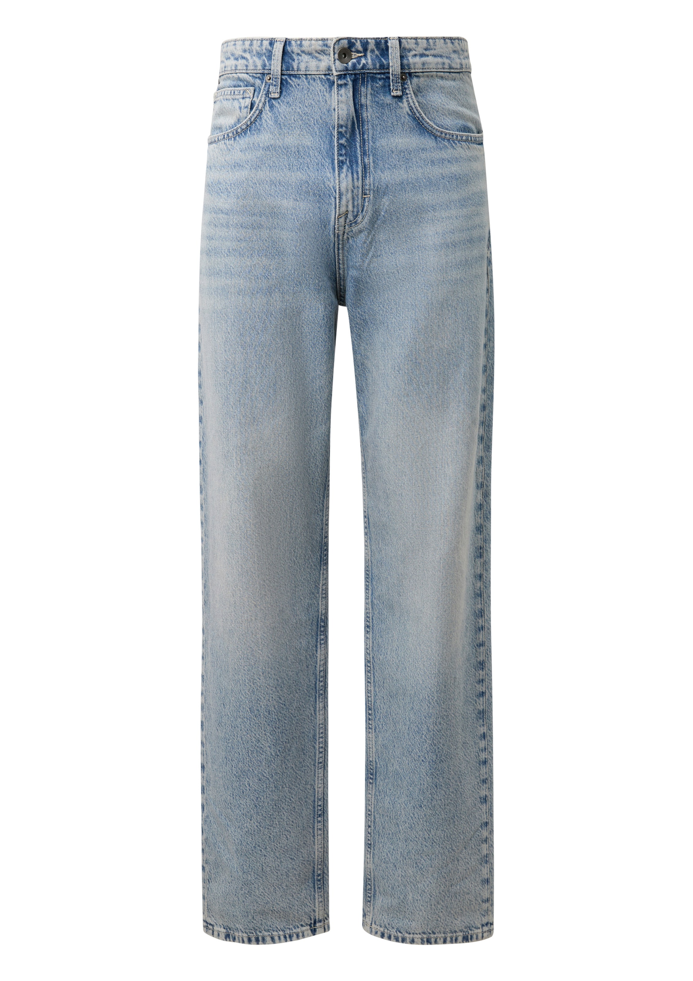 QS Regular Jeans in Blau: Vorderseite