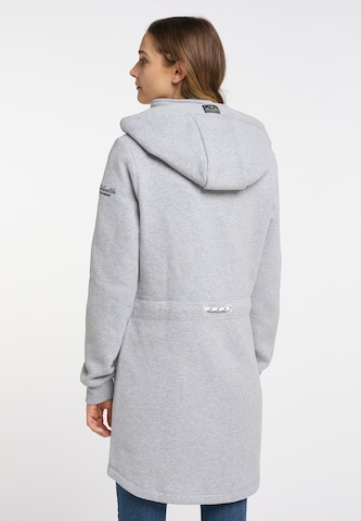 Schmuddelwedda Zip-Up Hoodie in Grey