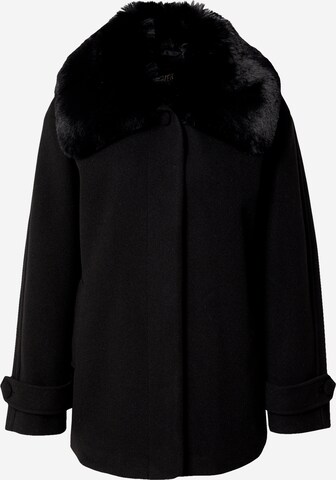 River Island Between-Seasons Coat in Black: front