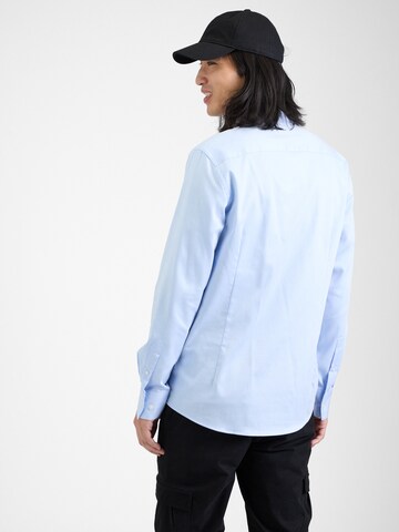 Bruun & Stengade Regular fit Button Up Shirt 'Harris' in Blue