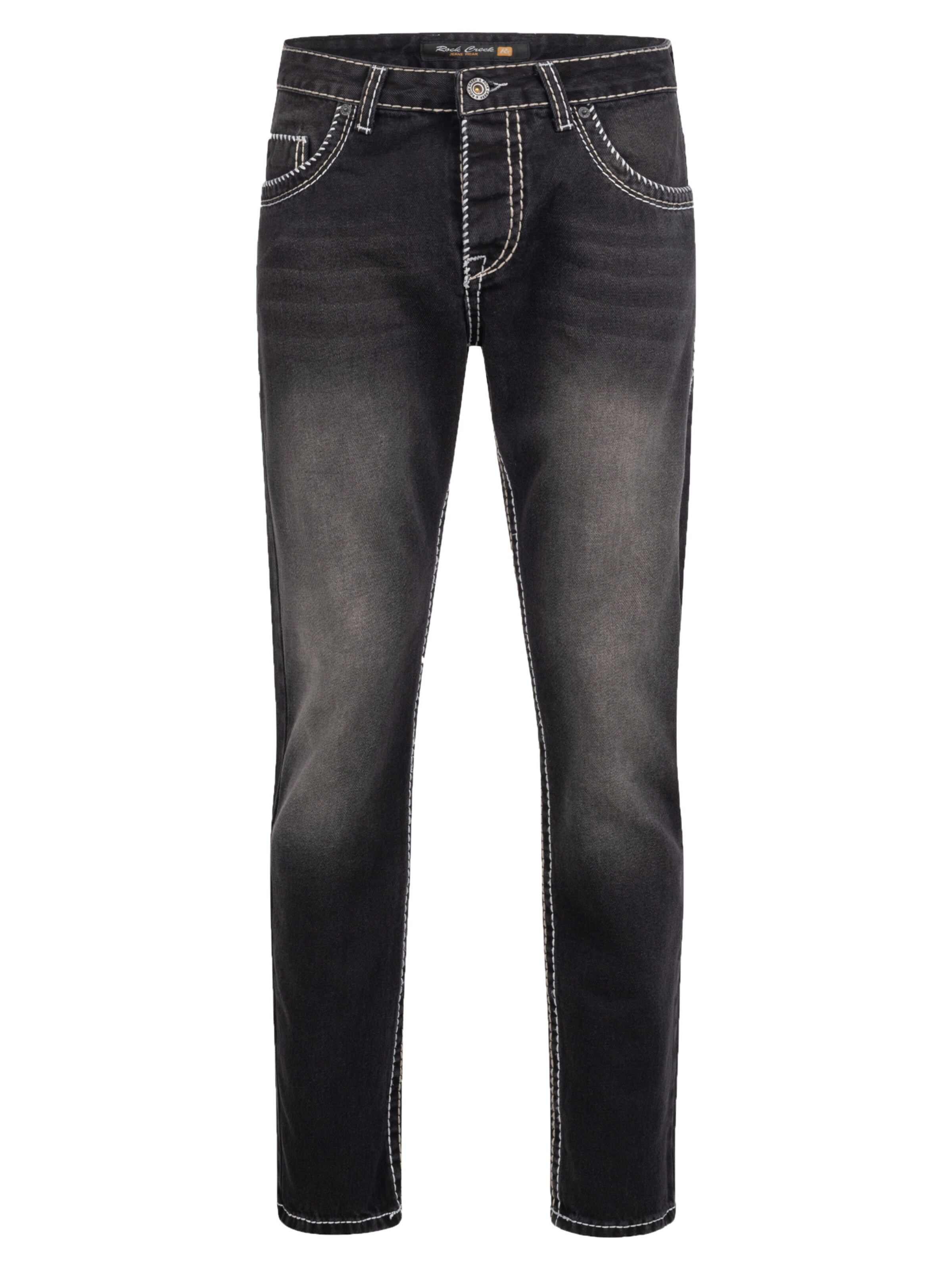 Rock Creek Loosefit Jeans in Grau: Vorderseite