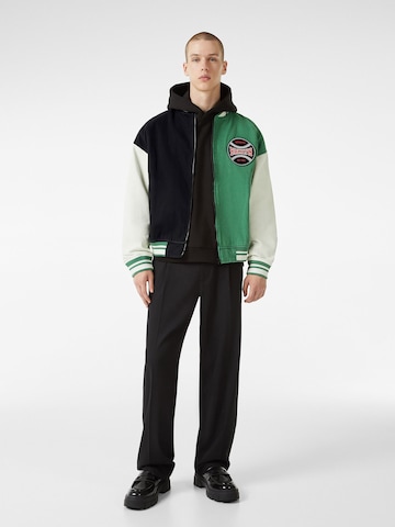 Bershka Between-Season Jacket in Green