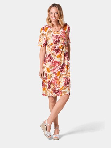 Goldner Kleid in Rot