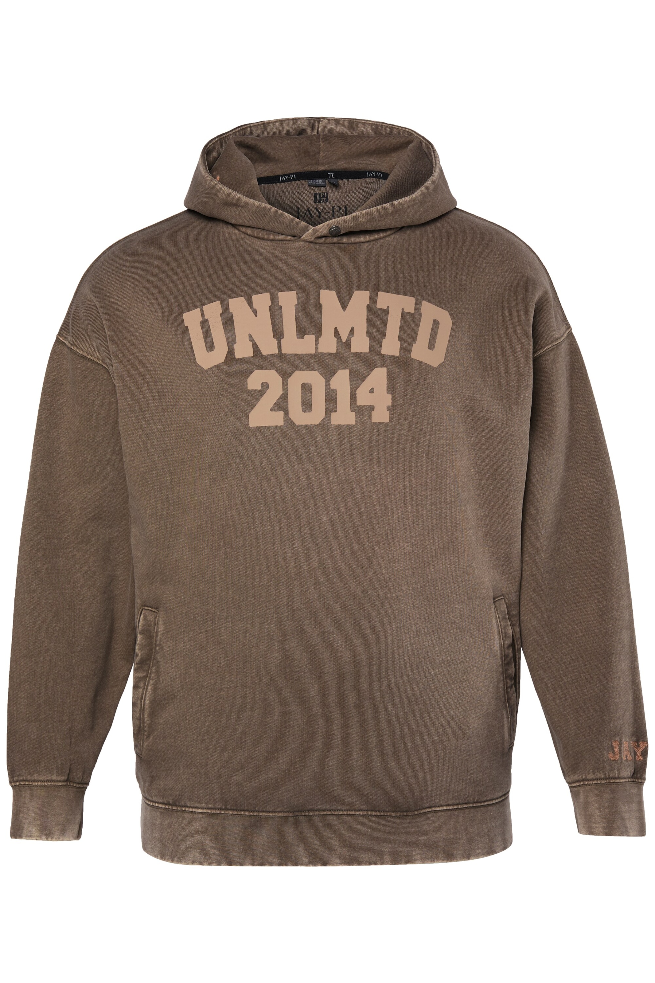 JAY-PI Sweatshirt in Bruin: voorkant