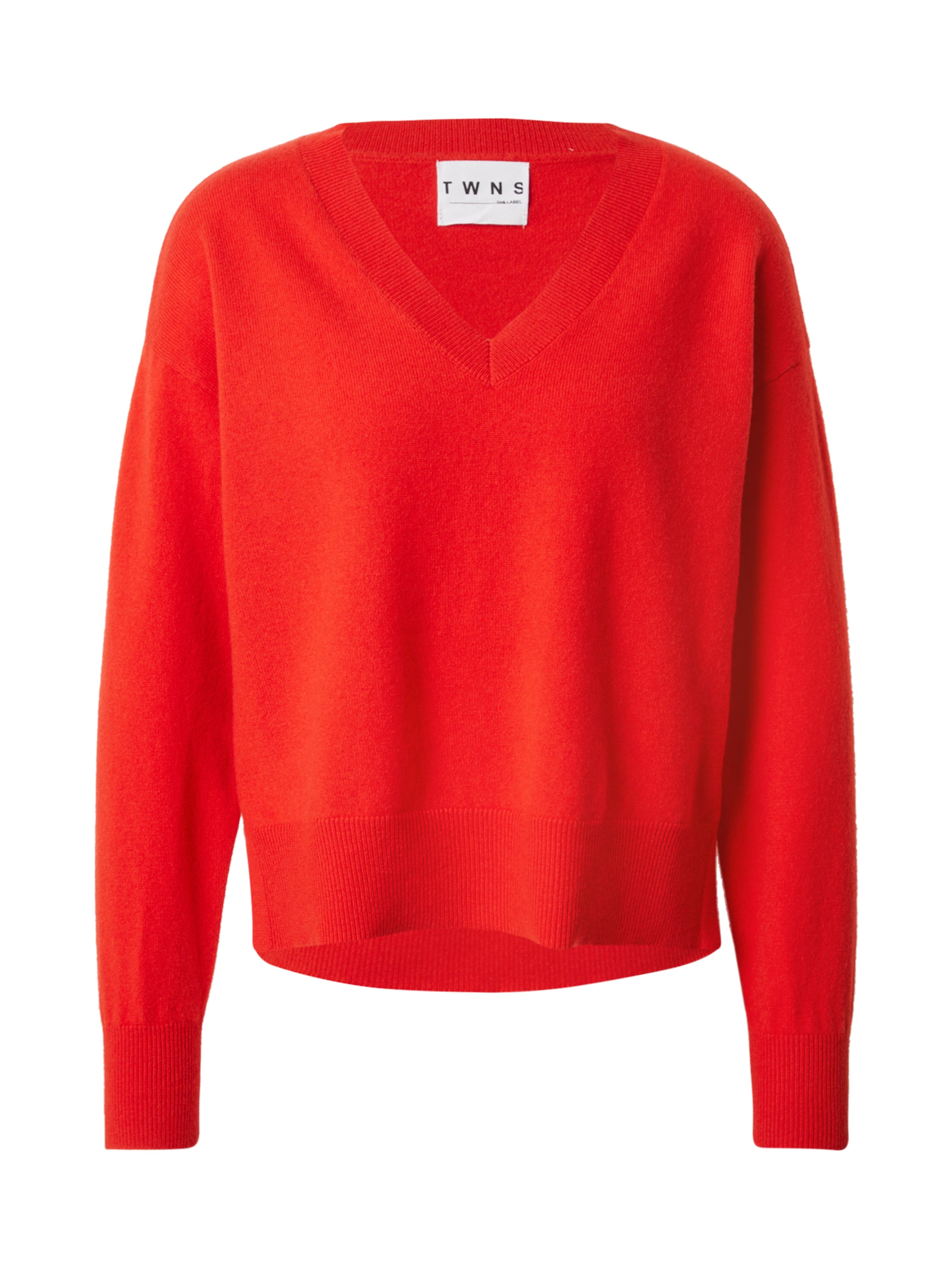 TWNS THE LABEL Sweater 'Boulder' in Orange: front