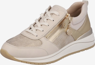 REMONTE Låg sneaker i beige / ljusbeige / guld, Produktvy