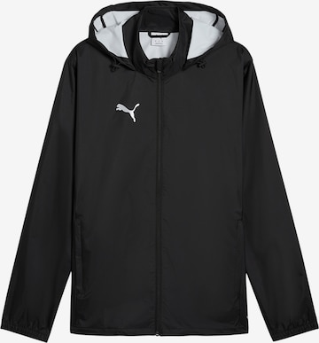 PUMASportska jakna 'TeamAdditions' - crna boja: prednji dio