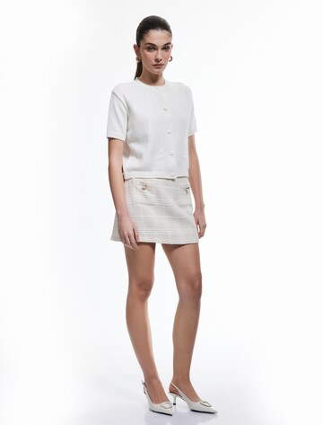 Koton Knit Cardigan in White