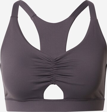 Bustier Soutien-gorge de sport CURARE Yogawear en gris : devant