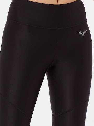 MIZUNO Skinny Športne hlače | črna barva