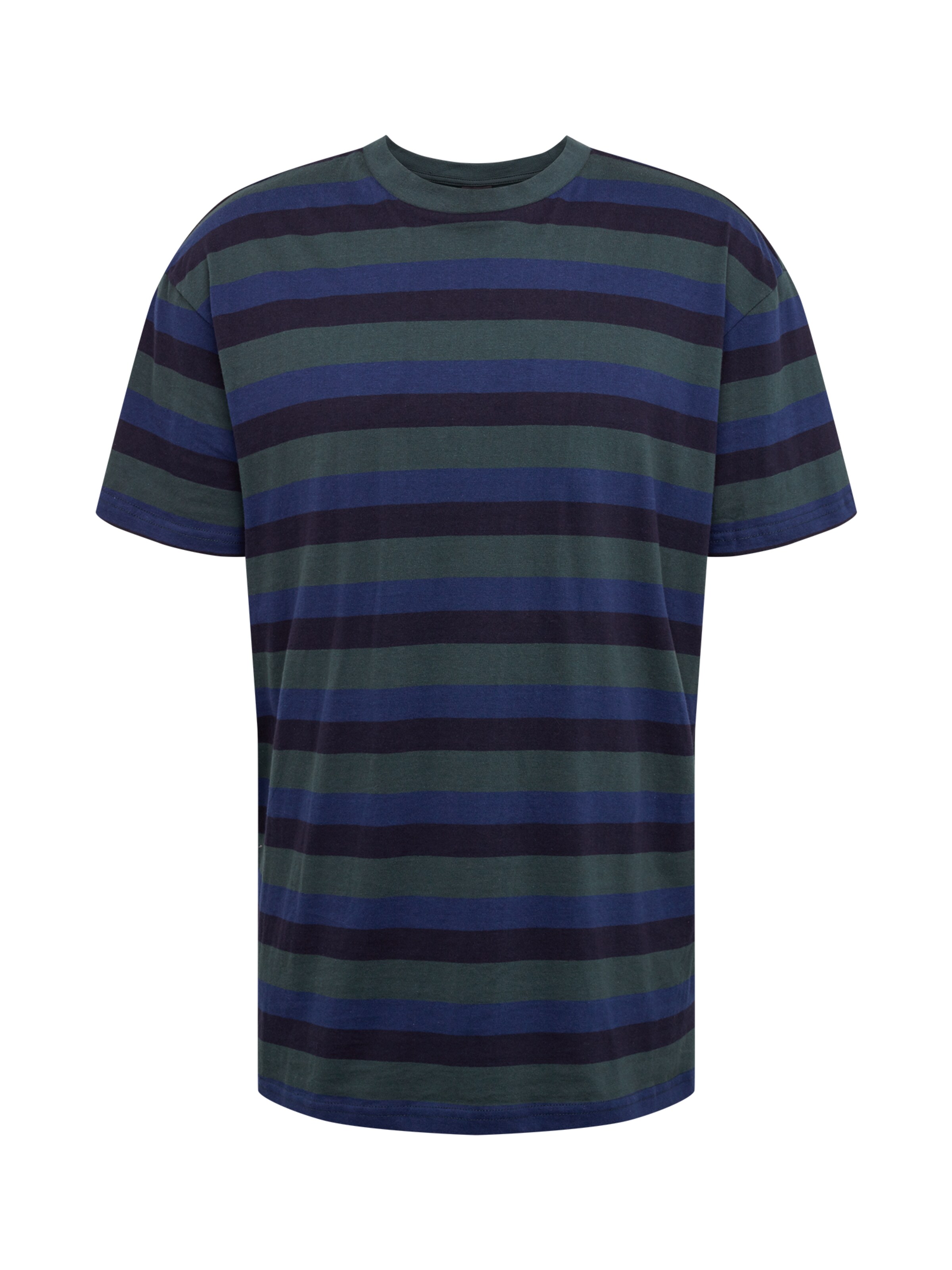 Urban Classics Shirt 'College' in Blue / Navy / Khaki, Item view