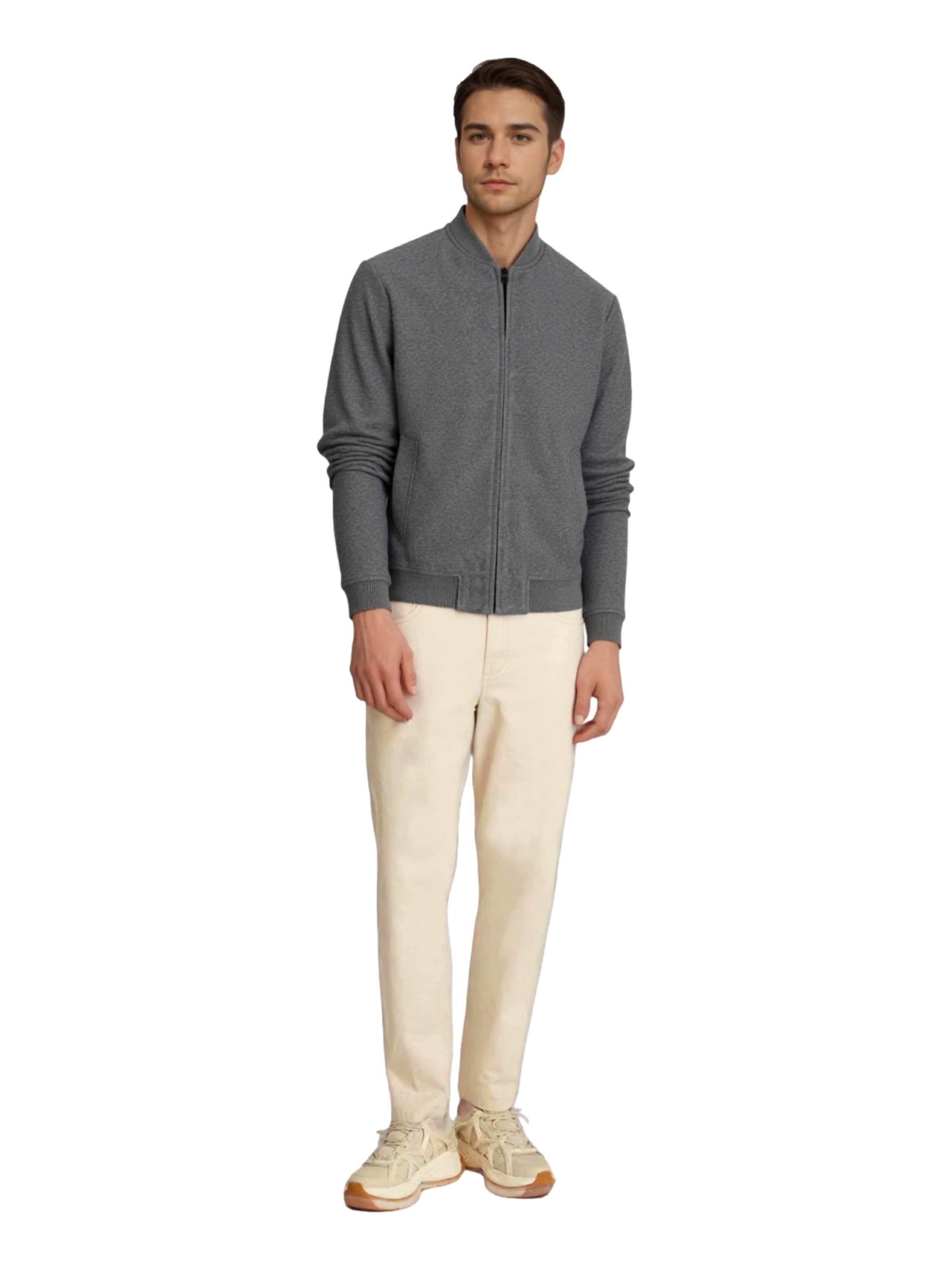 JACK & JONES Φθινοπωρινό και ανοιξιάτικο μπουφάν 'JJEJAMES' σε γκρι