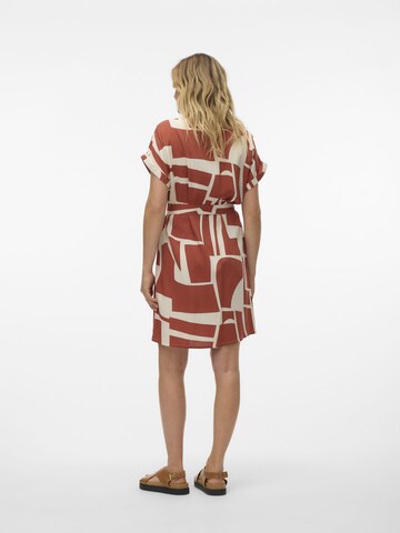 VERO MODA Blousejurk 'EASY' in Bruin