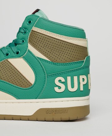 Superdry High-Top Sneakers in Green