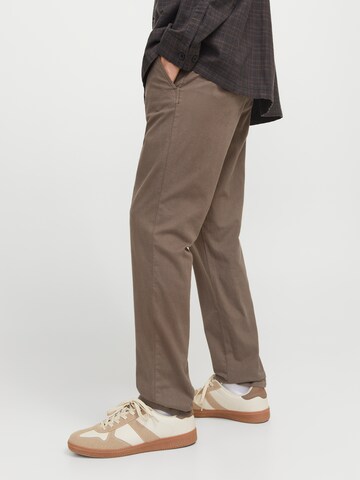 JACK & JONES Slimfit Chinobyxa 'JPSTMARCO JJFURY' i brun