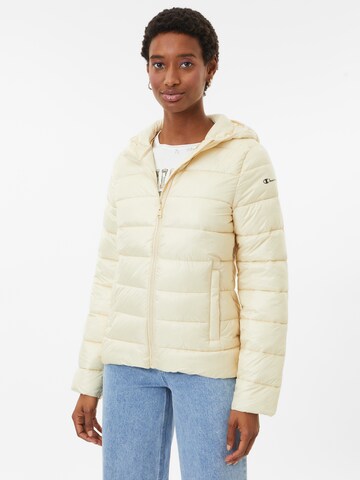 Champion Authentic Athletic Apparel Between-season jacket in Yellow: front