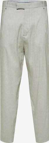 Regular Pantalon à pince SELECTED HOMME en gris : devant