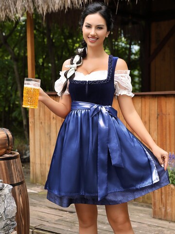 Yesfashion Dirndl in Blue