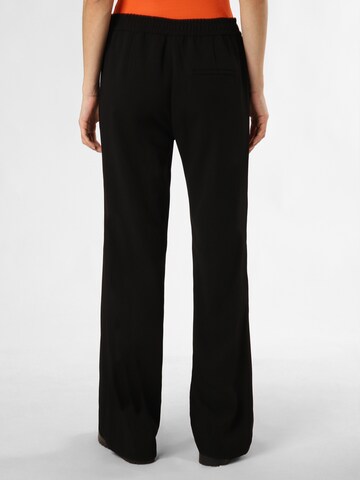 MAC Boot cut Pleat-Front Pants 'Chiara' in Black