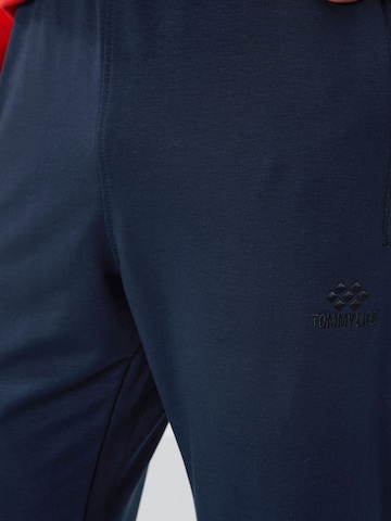 Tommy Life Normální Sportovní kalhoty 'Jogginghose' – modrá