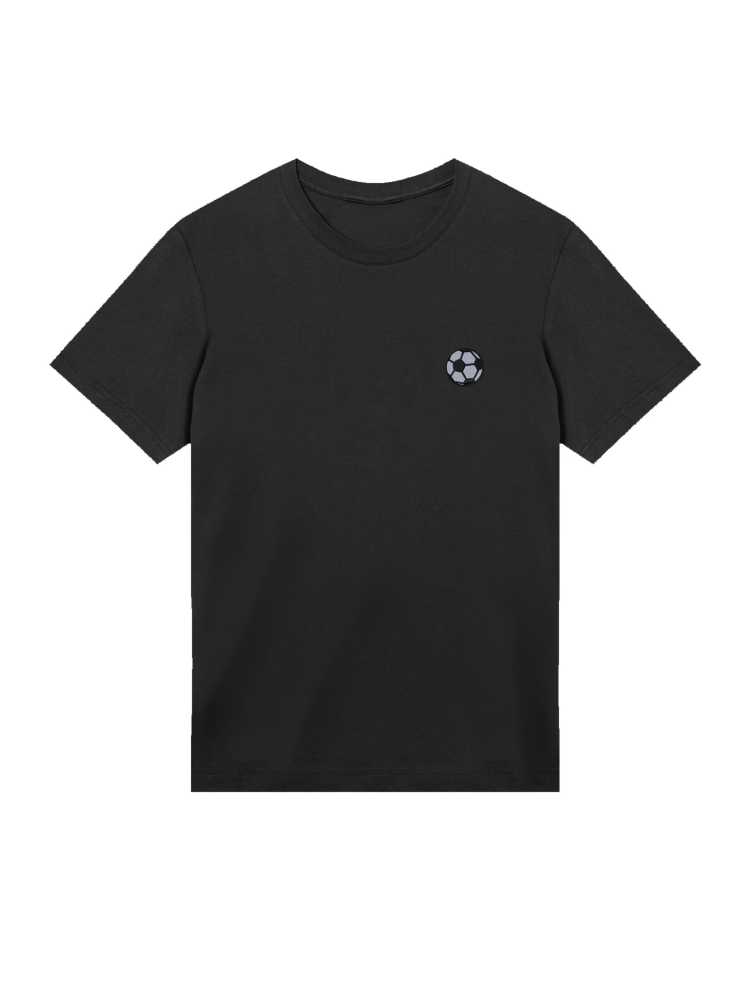 F4NT4STIC Shirt 'Soccer' in Zwart: voorkant