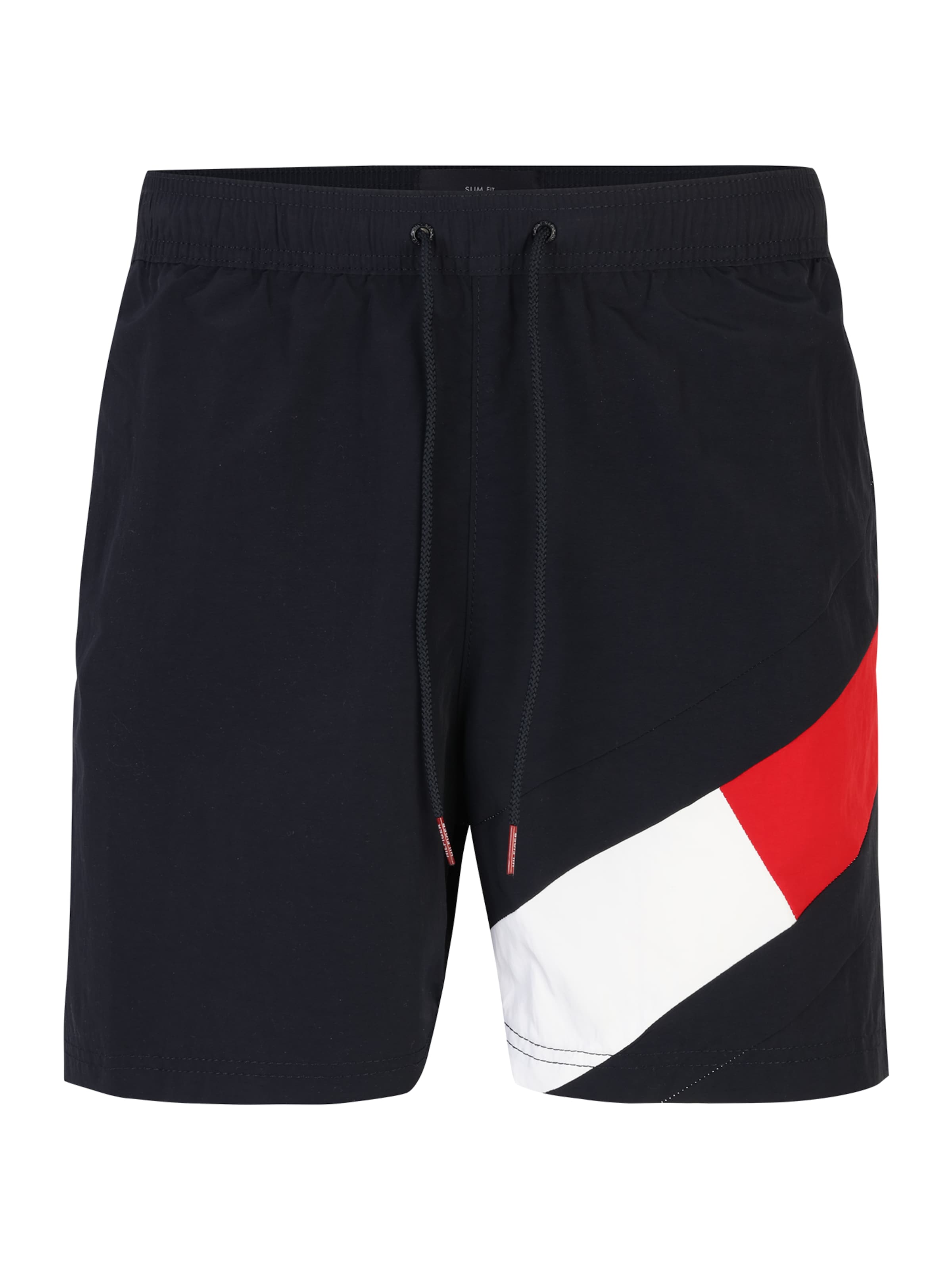 Tommy Hilfiger Underwear Badeshorts in marine / rot / weiß, Produktansicht