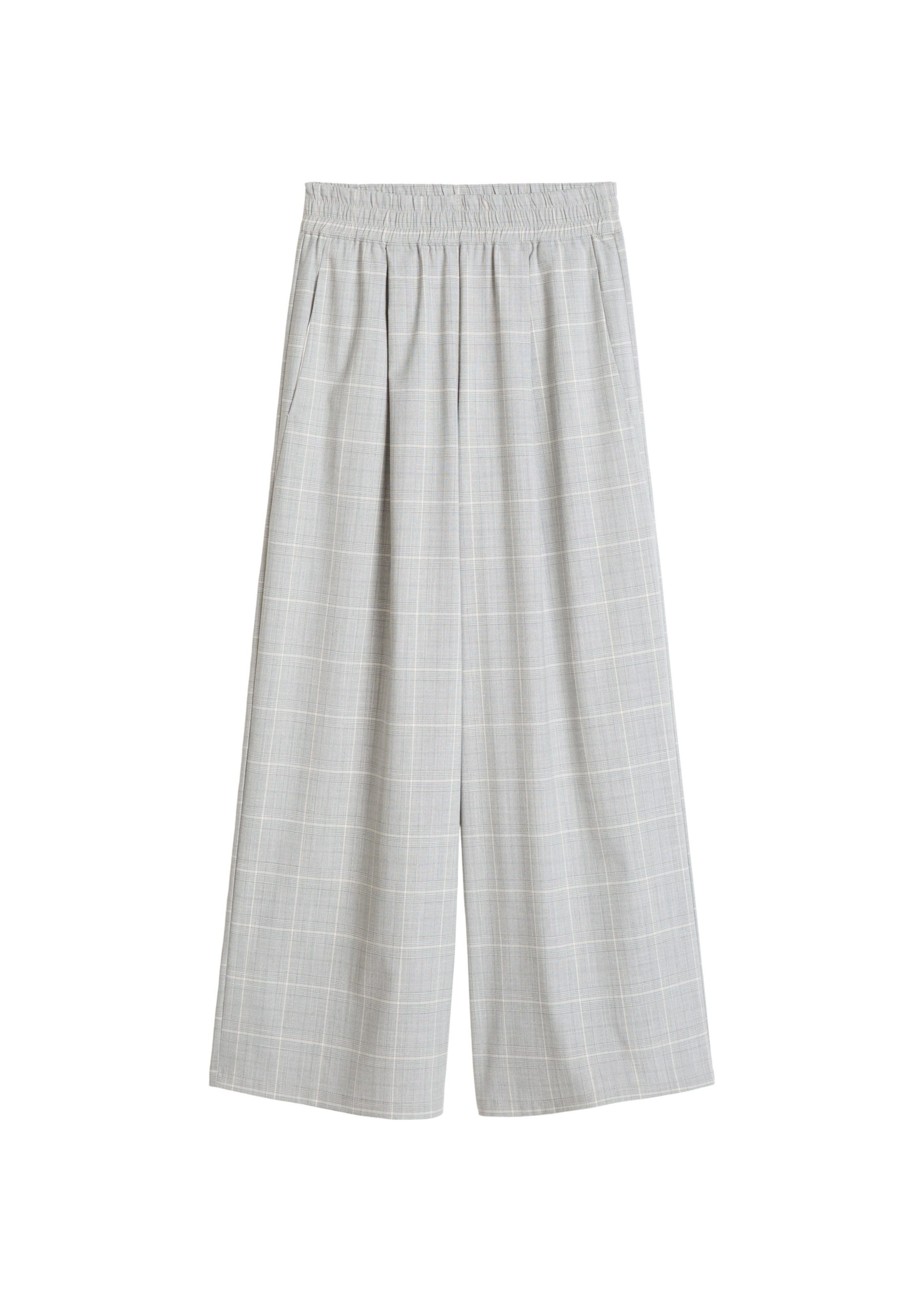 Wide Leg Pantalon à pince Marc O'Polo DENIM en gris : devant