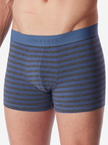 SCHIESSER Boxer shorts ' 95/5 Multi ' in Blue: front