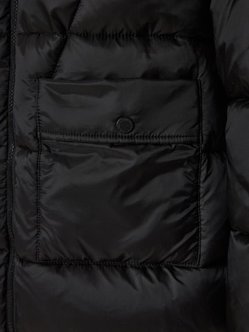 Funky Buddha Χειμερινό παλτό σε μαύρο