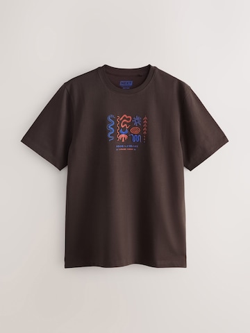 T-Shirt Next en marron