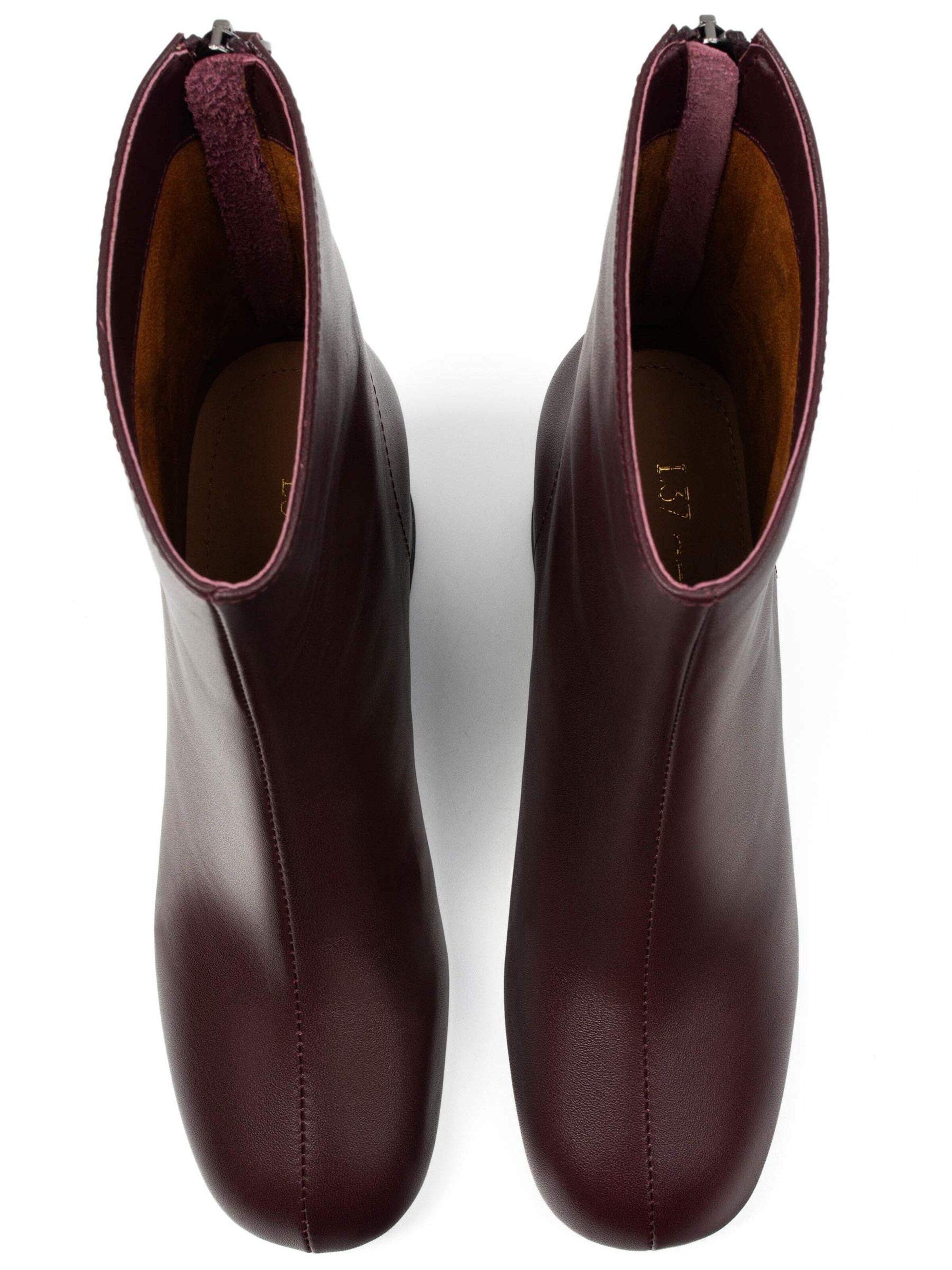 L37 HANDMADE SHOES Ankle Boots 'A LONELY PLACE TO BE' in Rot