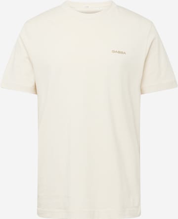 GABBA T-shirt i beige: framsida