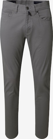 PIERRE CARDIN Tapered Chino trousers 'Lyon' in Grey: front
