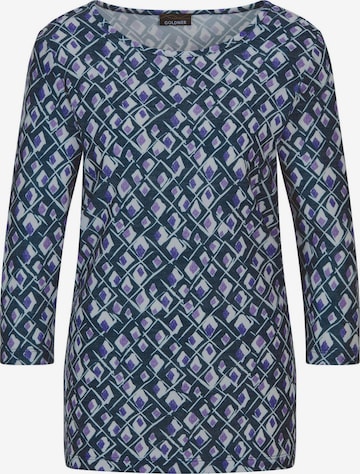 T-shirt Goldner en bleu : devant