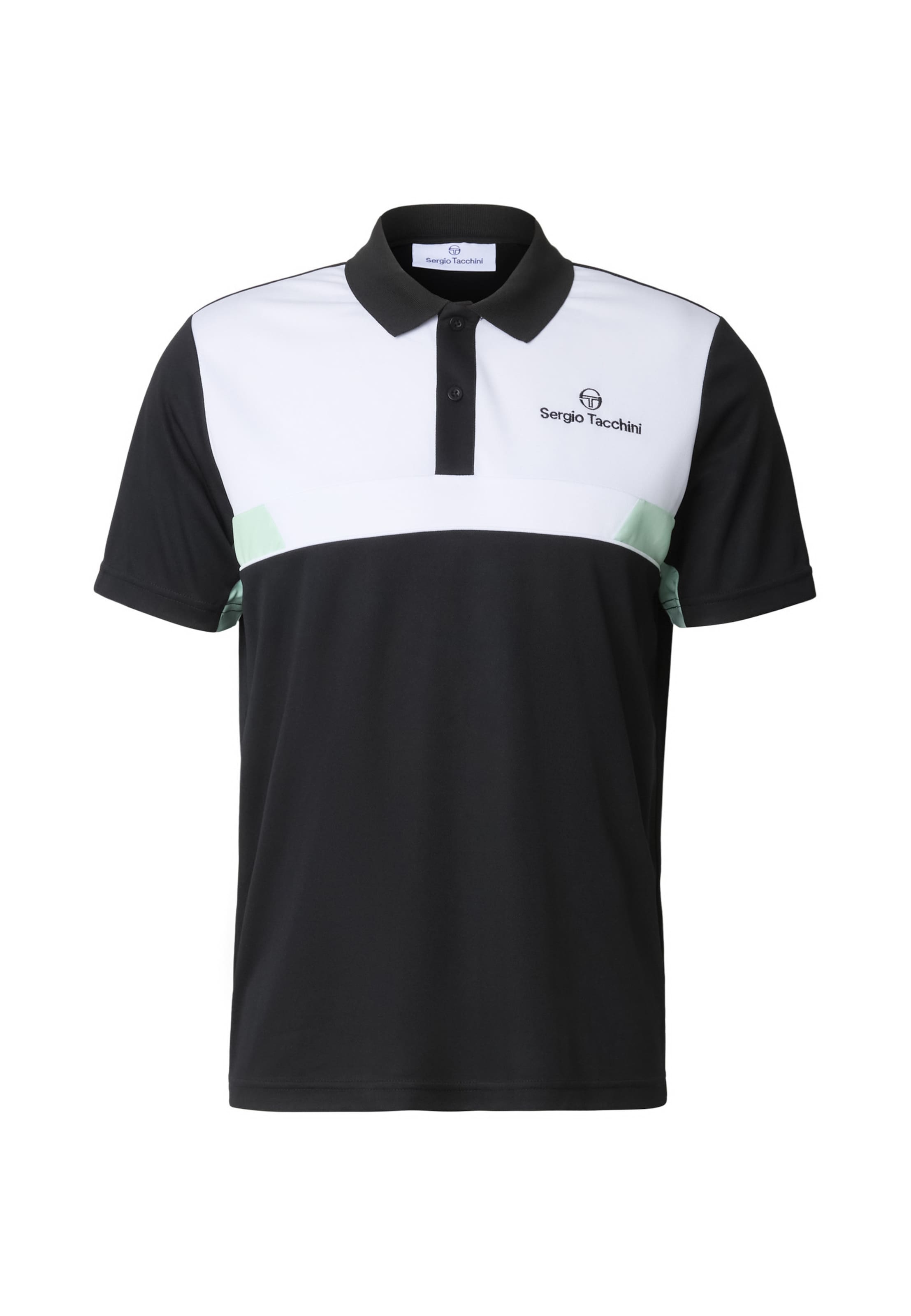 Sergio Tacchini Shirt 'Granada' in Zwart: voorkant