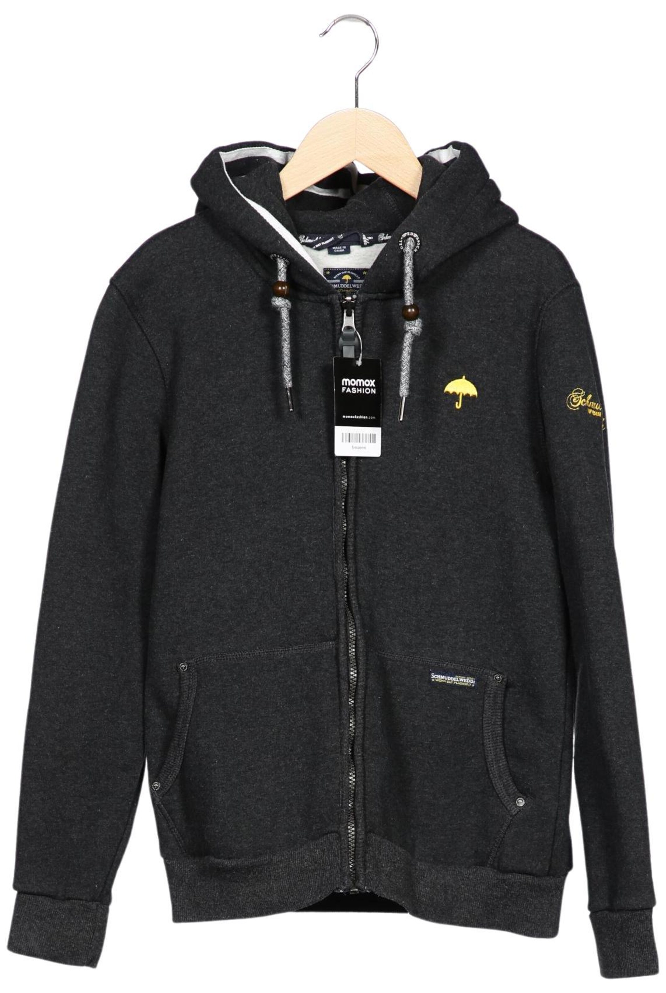 Schmuddelwedda Sweatshirt & Zip-Up Hoodie in M in Grey: front