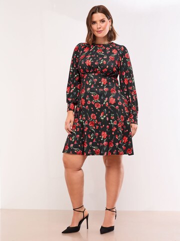 LipsyHaljina 'Lipsy Mini Floral' - crna boja