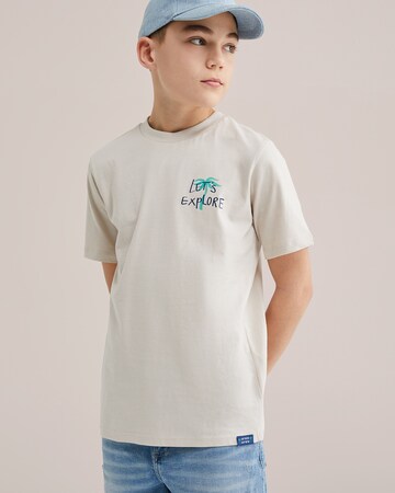 WE Fashion T-shirt i beige: framsida