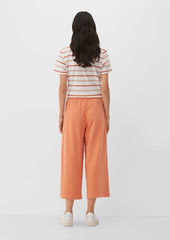 Wide Leg Pantalon s.Oliver en orange
