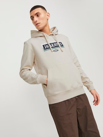 JACK & JONES Sweatshirt 'Cobin' in Beige